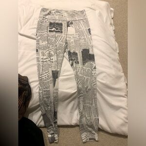 newspaper leggings